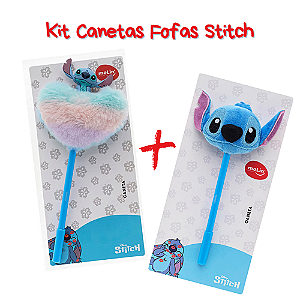 Kit Canetas Fofa Stitch - Molin
