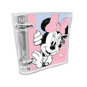 Mini Caderno Argolado/Fichário Minnie 80 Fls – DAC