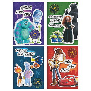 Caderno Brochura Colegial Pixar 160 Fls Decoradas - Animativa