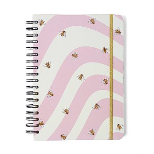 Caderno Colegial Espiral Melissa Pautado 17x24 Caminho das Abelhas 160 Fls - Cicero