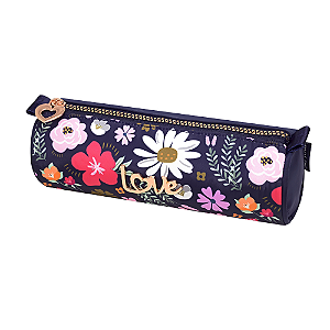 Estojo Retangular Love Flowers - Molin