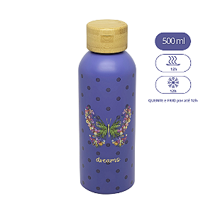 Garrafa Térmica Hot & Cold 500ml Borboletas – Molin