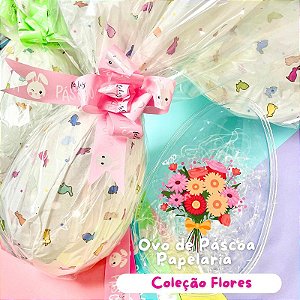 Ovo de Páscoa Supresa Papelaria - Flowers