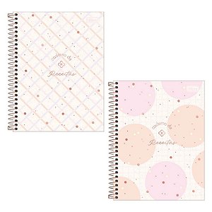 Caderno de Receitas Espiral Capa Dura Soho 80Fls - Tilibra