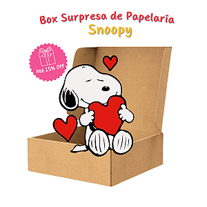 Box Surpresa de Papelaria Snoopy