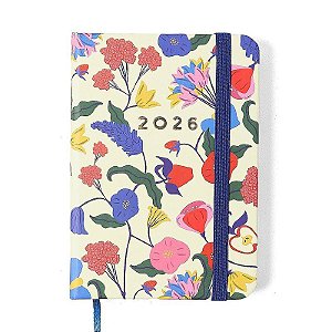 Agenda Planner 2026 Doce Florada Semanal 9x13 Off White - Cicero