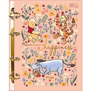 Caderno Colegial Argolado Pooh 80 Folhas - Tilibra