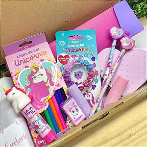 Mini Box Surpresa - Tema Unicórnio