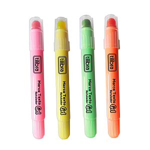 Marca Texto Gel 4 Cores - Tilibra