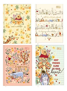 Caderneta Costurada Petit Pooh 96 Folhas - Tilibra