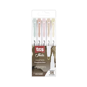 Marca-texto Frappuccino Holic Coffee 5 cores - Tris