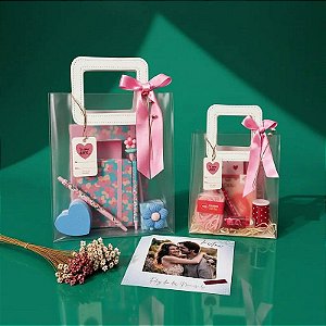 Kit Presente Dia dos Namorados Premium – Sacola Elegante com Papelaria Fina