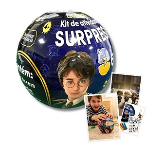 Kit de Atividade Surpresa Harry Potter com Chaveiro Colecionável - Leo&Leo