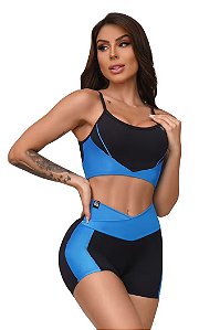 CONJUNTO LET'S GYM STAR PRETO