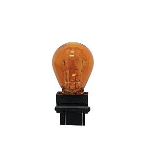 AVX - ☑ - LAMPADA 3157 12V ÂMBAR (2 POLOS BASE PLÁSTICA) - REFERÊNCIA OSRAM 3157A - ( AVX11406 )