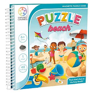 Jogo de Desafio e Raciocínio lógico Puzzle Beach - Smart Games