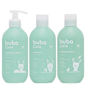 Kit Banho Sabonete + Shampoo + Condicionador - Buba Care