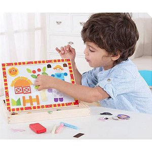 Quebra Cabeça Magnético Fazenda Tooky Toy