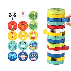 Jogo de Empilhar Animais - Tooky Toy