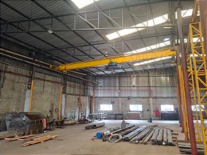 Ponte rolante 5 toneladas 11,5 de vão 30 metros de caminho de rolamento