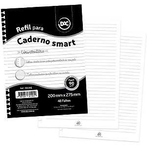 Caderno/refil smart branco universitario 48f - dac (unidade)