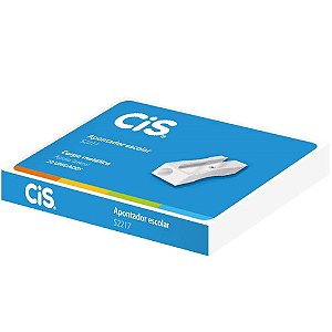 Apontador sem deposito metal cis retangular s2217 - sertic (cx.c/20)
