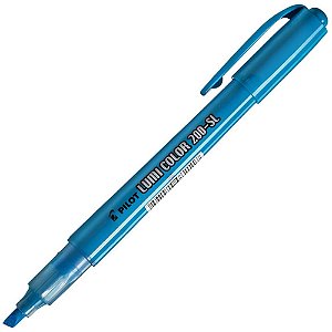 Caneta marca texto lumicolor 200-sl azul claro - pilot (cx.c/12)