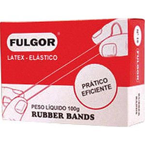 Elastico latex fino chines n.18 cx/100g - fulgor (caixa)
