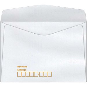 Envelope comercial 114x162 63grs. c/rpc branco - scrity (cx.c/1000)