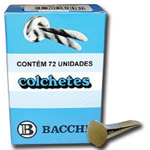 Colchete latonados n.07 cx.c/ 72unid. - bacchi (pct.c/10)