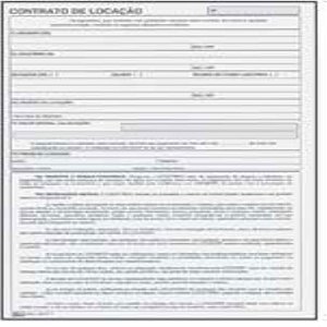 Impresso talao contrato de locacao 100fls. - tilibra (pct.c/05)