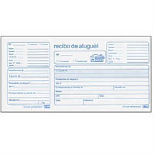 Impresso recibo aluguel com canhoto 50f - tilibra (pct.c/20)