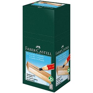Lapis preto carpinteiro ecolapis 1/2 grosa - faber-castell (cx.c/72)