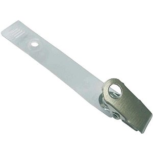 Presilha para cracha presilha jacare c/alca - romitec (pct.c/50)