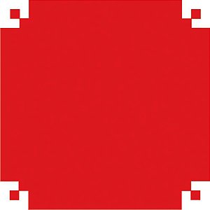 Papel camurca 40x60cm. vermelho - v.m.p. (pct.c/25)