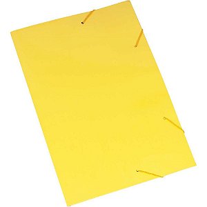 Pasta aba elastica papel oficio amarela - polycart (pct.c/20)