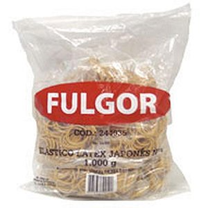Elastico latex japones n.8 pct/ 1 kilo - fulgor (pacote)