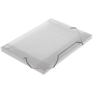 Pasta aba elastica plastica oficio 18mm cristal soft - polibras (pct.c/10)
