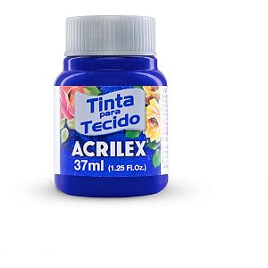 Tinta para tecido fosca 37ml azul ultramar - acrilex (duzia)