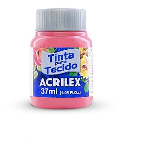 Tinta para tecido fosca 37ml rosa cha - acrilex (duzia)
