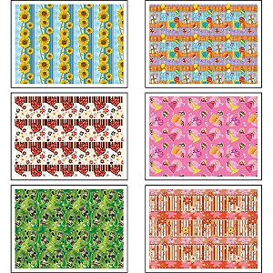 Papel presente kit-207a 66x96 10mod. - cristina (pct.c/50)