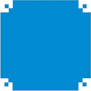 Papel de seda azul celeste 48x60cm 20g - v.m.p. (pct/100)
