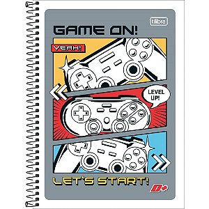 Caderno 01x1 flexivel d+ 96 folhas - tilibra (pct.c/05)