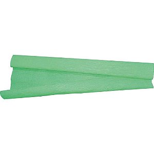 Papel crepom 48cmx2,00m.verde claro - v.m.p. (pct.c/10)