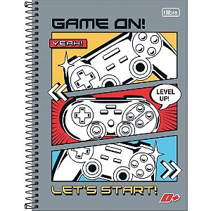 Caderno 20x1 capa dura d+ masculino 400 folhas - tilibra (pct.c/02)