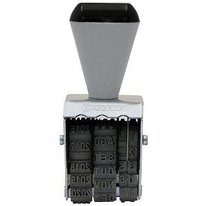 Carimbo datador comum 3mm - carbrink (unidade)