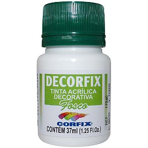 Tinta acrilica decorfix fosca 37ml branco - corfix (cx.c/06)