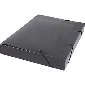 Pasta aba elastica plastica oficio 40mm fume soft - polibras (pct.c/10)