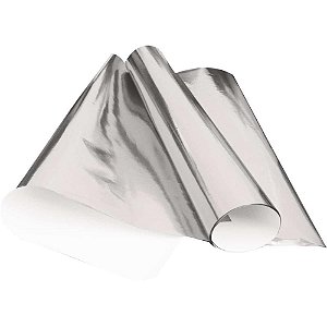 Papel cartolina laminado 48x60cm. prata - v.m.p. (pct.c/20)