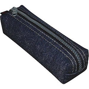 Estojo simples jeans indigo medio zip.trator - reflex (pct.c/06)